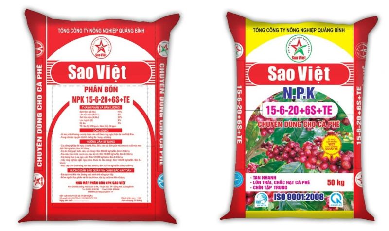 PHÂN BÓN SAO VIỆT NPK 15-6-20+6S+TE